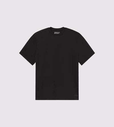 [Color: Black Out] Front flatlay image of the Bristol Tee
