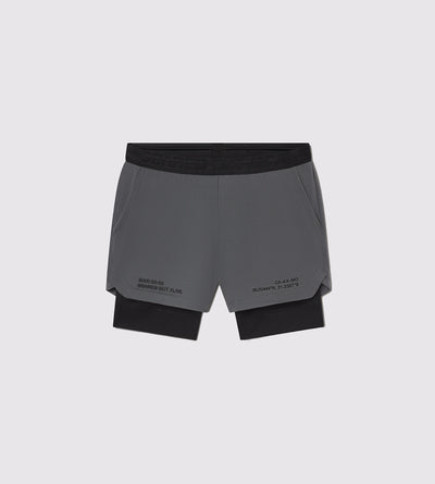 [Color: Carbon Gray] a flat lay image of the Hawaii Shorts