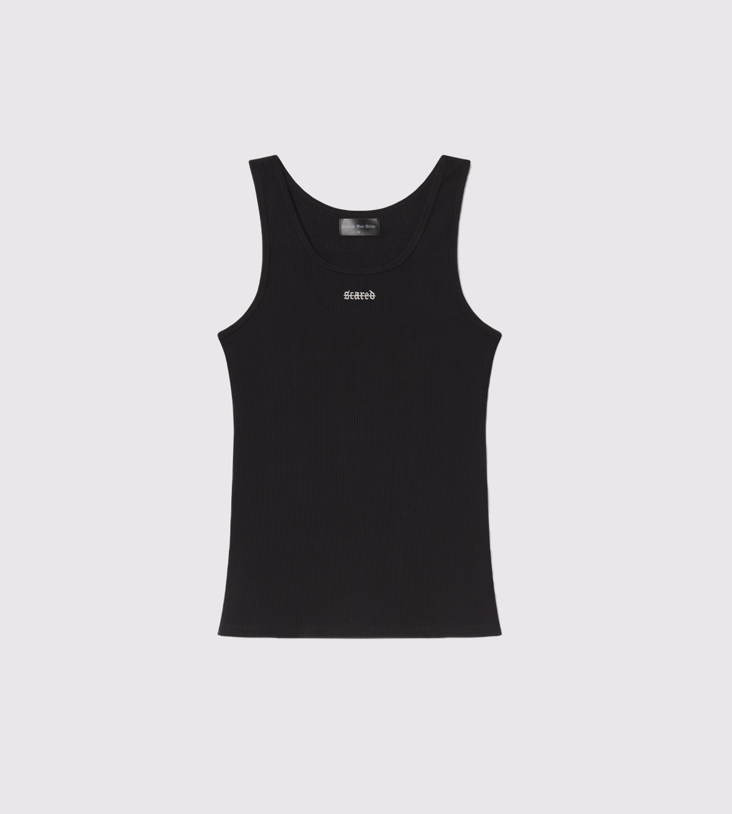 Ibiza Rib Tank - Black Out | Scared But Alive