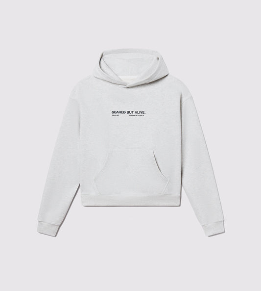 [Color: Grey Matter] Flatlay of the Los Angeles Hoodie