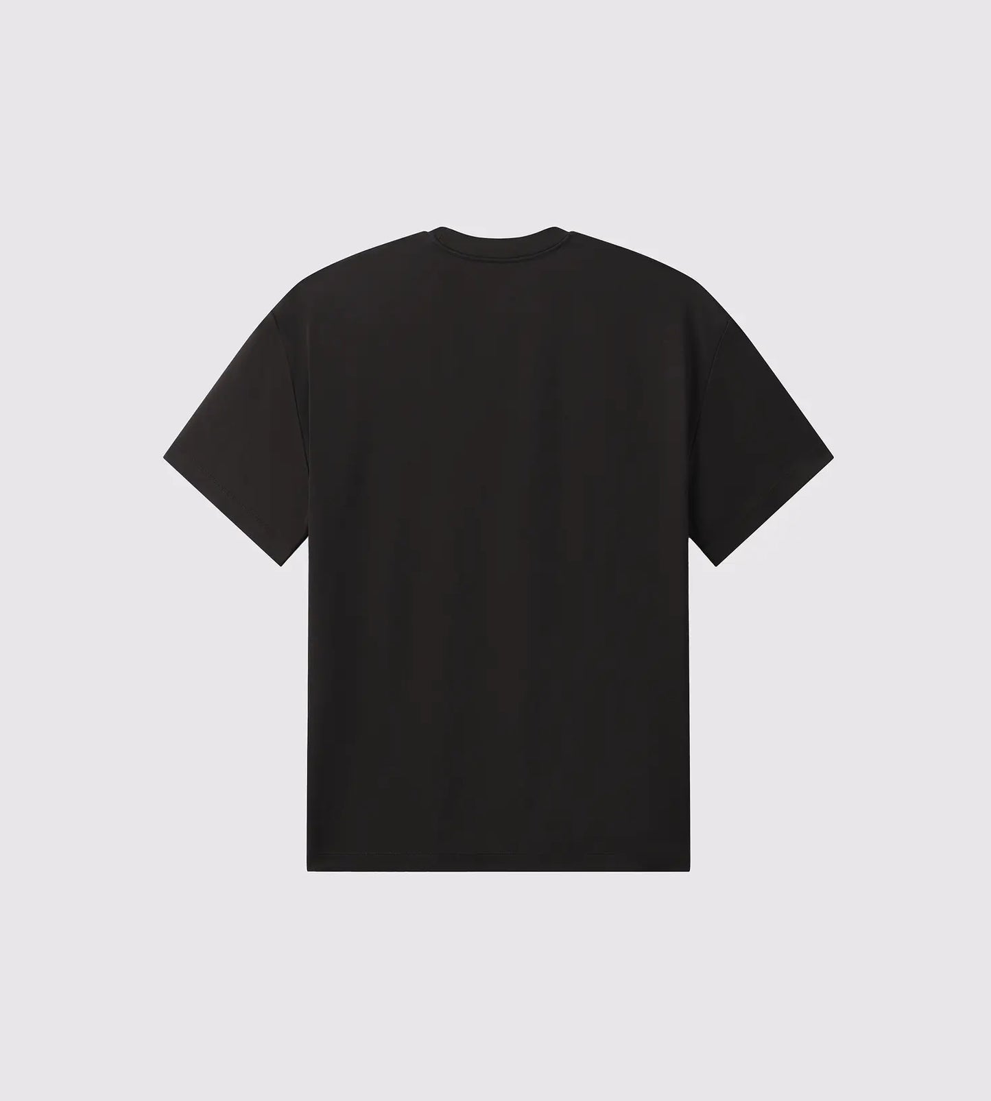 [Color: Black Out] a flat lay image of the Rome Fighter Shirt, back side view