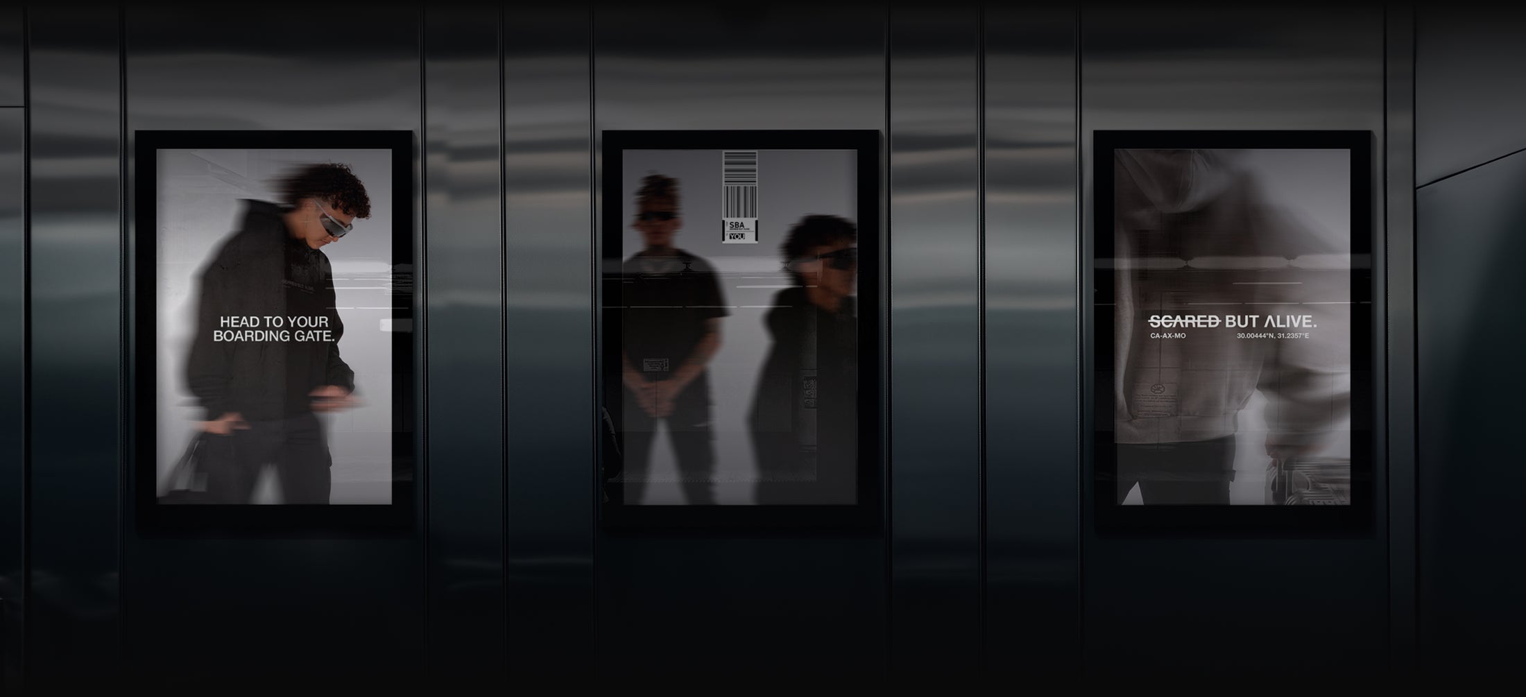 Scared But Alive Collection III campaign posters