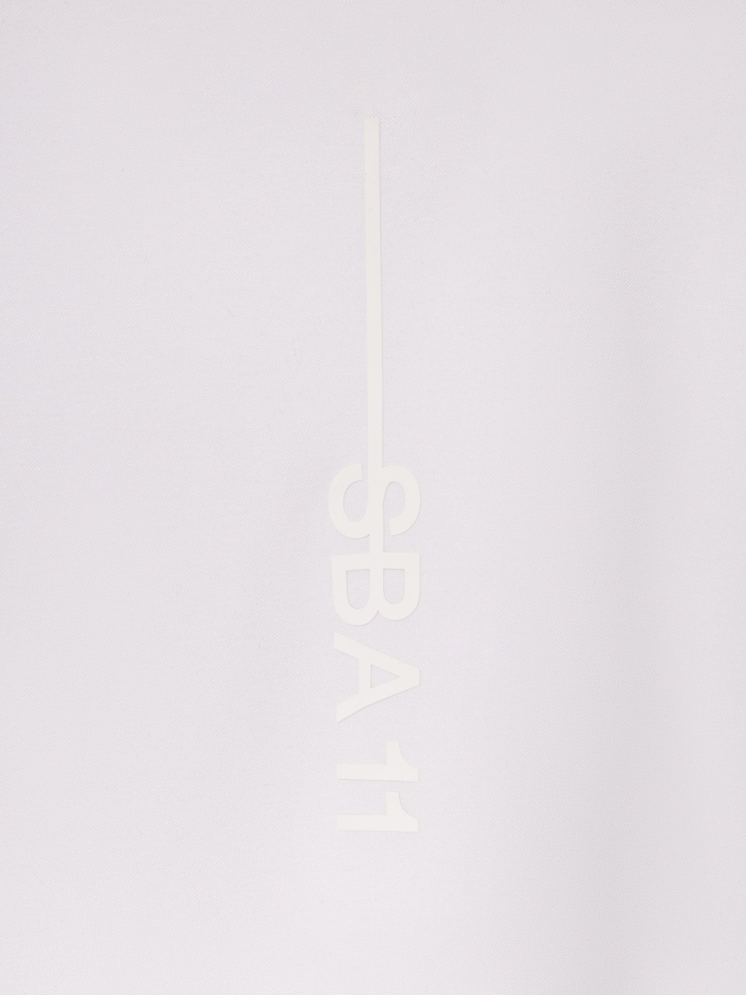 Bristol Tee White Space COMF+ fabric and construction flat-lay detail