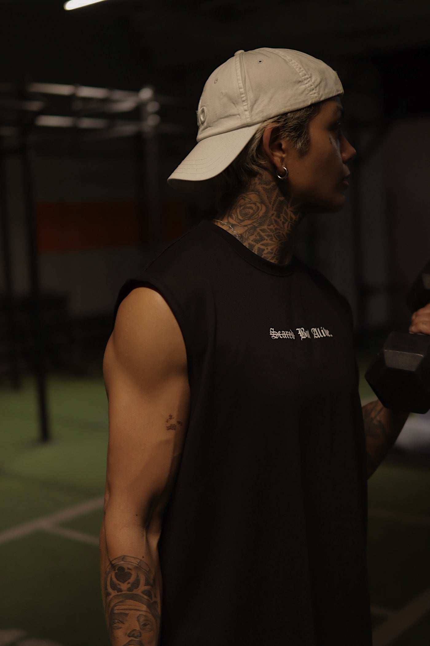 London Tank Black Out worn during training
