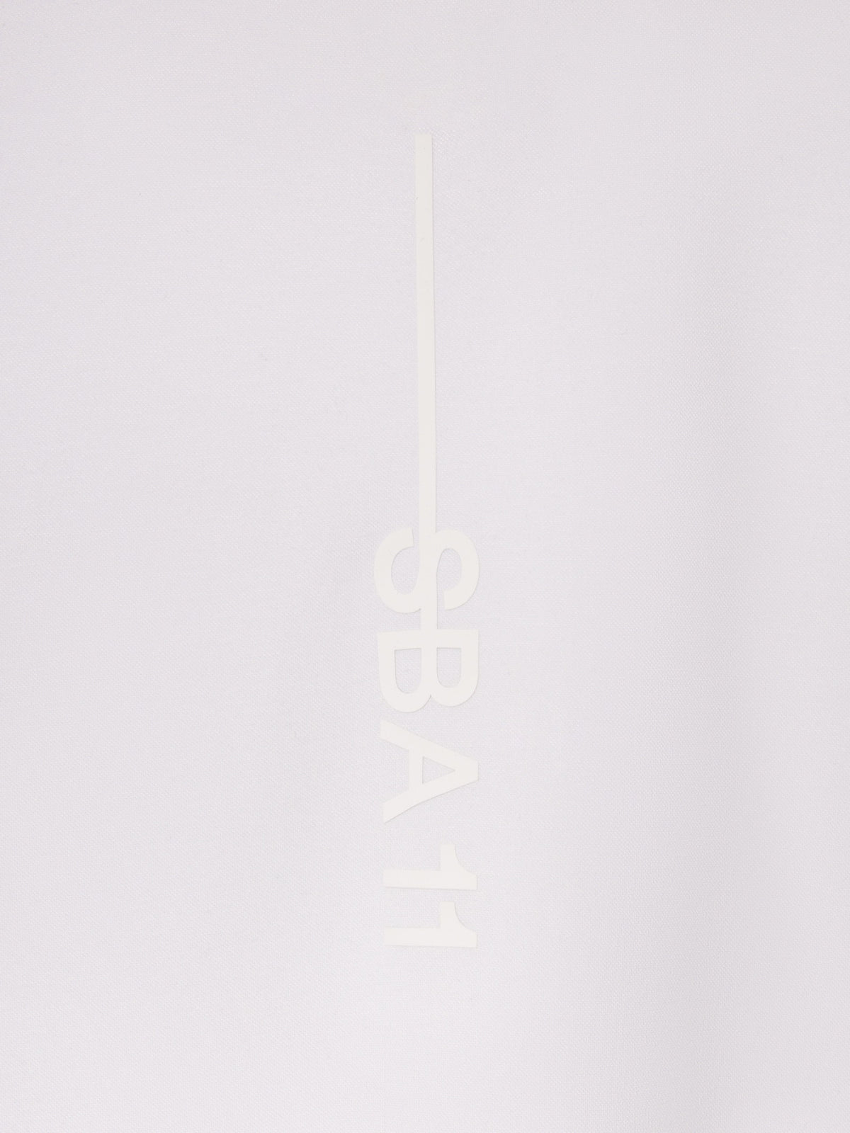Bristol Tee White Space COMF+ fabric and construction flat-lay detail