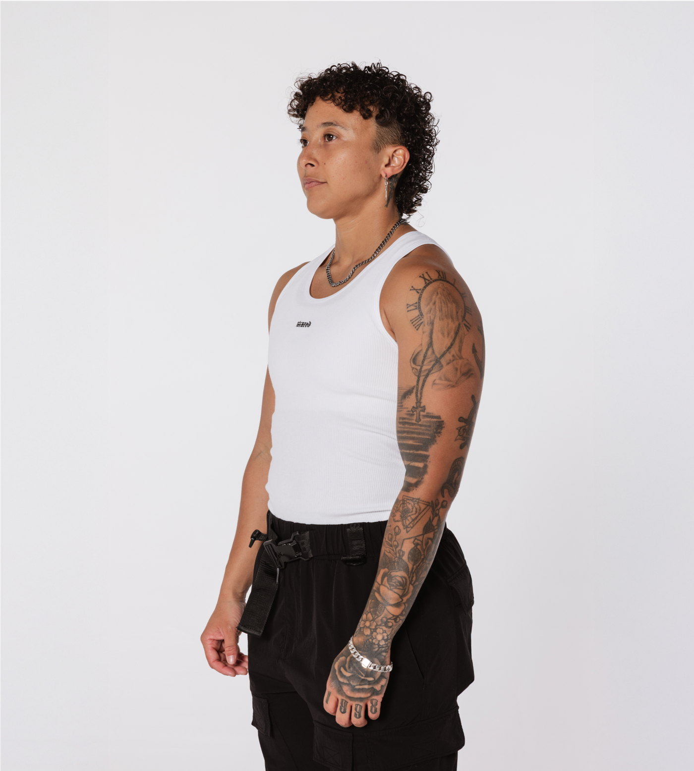 Ibiza Rib Tank White Space side model fit