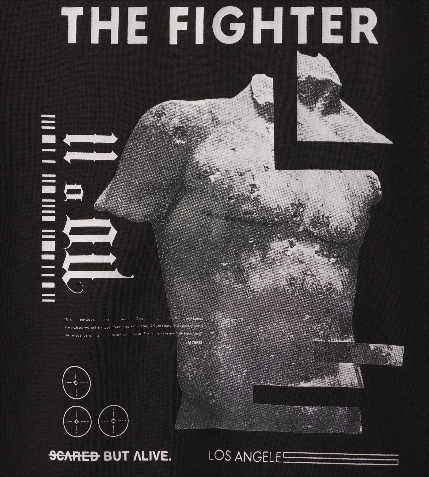 Rome Tee Fighter graphic detail